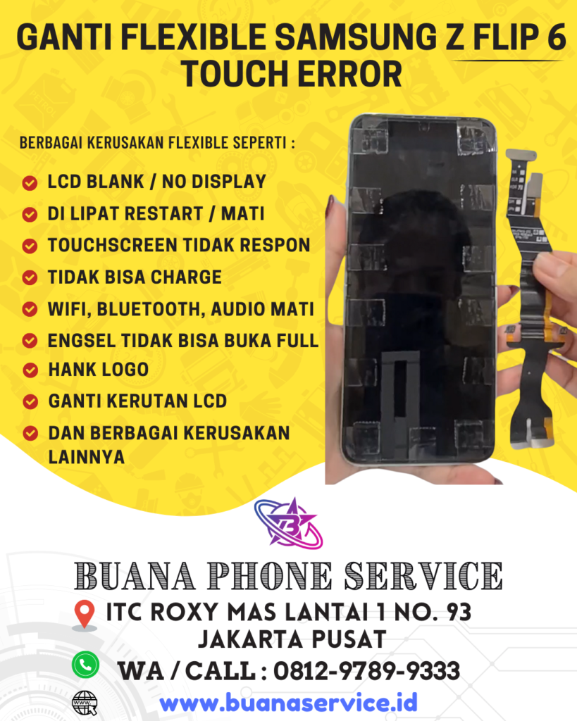 ganti flexible samsung flip